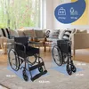 Fauteuil roulant pliable Denver de Mobiclinic, hauteur Voir les images du produit 2