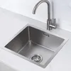 LOMAZOO Spühlbecken Oberon 45*40 Edelstahl Seidenglanz - Produktbild-Vorschau 1