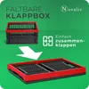 Novaliv Einkaufskorb Klappbox | 30L Rot Schwarz faltbar Produktbild-Vorschau 5