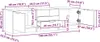 vidaXL TV-Schrank Artisan-Eiche 140 x 35 x 40 cm Produktbild-Vorschau 7