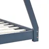vidaXL Kinder-Bettgestell Grau Massivholz Kiefer 70 x 140 Produktbild-Vorschau 7