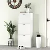 HOMCOM Schuhschrank mit 3 Klappen, Schuhregal mit Produktbild-Vorschau 8