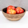 Schüssel 21cm Mango Holz Grau Perlmutt Emaille Schale Bowl Produktbild-Vorschau 3
