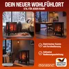 Elektrický krb 1000 - 2000W s dálkovým ovládáním | černý Náhled obrázku produktu 7