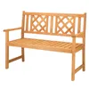 FCH Gartenbank Holz Parkbank Holzbank ,2 - 3 Personen Produktbild-Vorschau 2