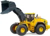 A yellow and black toy Volvo wheel loader on a white background. Náhľad obrázku produktu