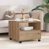 vidaXL Stolik kawowy Artisan dąb 55 x 55 x 45 cm materiał Podgląd zdjęcia produktu 2