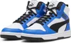 Puma Rebound V6 Mid Jr White-Black-Racing Blue Größe EU Produktbild-Vorschau 2