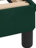vidaXL Bettgestell "Dover" Dunkelgrün 140x200 cm Samt Produktbild-Vorschau 8