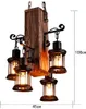 Retro industriální závěsné svítidlo Loft Bar 4 světla Náhled obrázku produktu 7