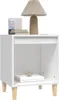 vidaXL Nachttische 2 Stk. Weiß 40x35x50 cm Produktbild-Vorschau 4