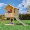 Spielhaus auf Stelzen mit Rutsche COLLINE Braun Produktbild-Vorschau 2