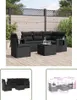 The Living Store 6-tlg. Garten-Sofagarnitur mit Kissen Produktbild-Vorschau 1