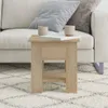 vidaXL Konferenční stolek Sonoma dub 40x40x42 cm materiál Náhled obrázku produktu 4