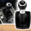 A collage showing a car's interior with a gear shift knob and a separate product shot of the gear shift knob and boot. Náhľad obrázku produktu