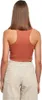 Urban Classics Top Damen Ladies Cropped Rib Top braun XL Produktbild-Vorschau 6