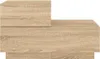 vidaXL Noční stolek s LED osvětlením dub Sonoma 70x36x40,5 Náhled obrázku produktu 7