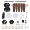 Deckenventilator mit Beleuchtung Schwarz Ø106cm H22cm 40W Produktbild-Vorschau 18