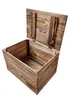 An open wooden chest with a lid, isolated on a white background. Náhled obrázku produktu