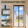 Sekey Fliegengitter Balkontür mit Magnet Insektenschutz Tür Produktbild-Vorschau 2