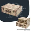 HMF Deko Koffer aus Holz mit Deckel und Ledergriff, Produktbild-Vorschau 5