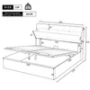 MODFU Boxspringbed 160 x 200 cm met hydraulische Productafbeelding-voorbeeld 7