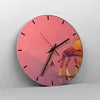 Wanduhr - Rund - Glasuhr - Giraffe modern Grafik - 40x40cm Produktbild-Vorschau 4