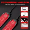 Minicee LED Lauflicht Armband 2er Set USB wiederaufladbar Produktbild-Vorschau 4