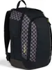 A black backpack with a checkered pattern on the front. Anteprima dell’immagine prodotto