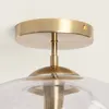 Deckenleuchte Metall und Glas Halych Transparent Produktbild-Vorschau 5