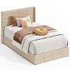 Letto imbottito BEALIFE 120x200 cm con rete a doghe e letto Anteprima dell’immagine prodotto 2
