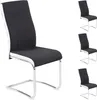 4er Set Esszimmerstuhl ALBA Küchenstuhl Schwingstuhl, Produktbild-Vorschau 1