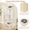 COSTWAY Arbre à chat petit, arbre à chat en bois, arbre à Voir les images du produit 6