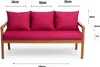 Cuscini per panchina da giardino Rosa| Seduta 160x60x7 + Anteprima dell’immagine prodotto 8