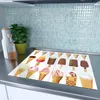 Spritzschutz Herdabdeckplatte Schneidebrett aus Glas Produktbild-Vorschau 2