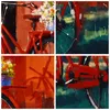 Bilder auf glas - Fahrrad Blumen - 100x70cm - Glasbilder - Produktbild-Vorschau 8