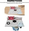 Sada 2 Router Table Insert Plate hliníkové slitiny dřeva Náhled obrázku produktu 6