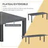 Outsunny Salon de jardin extšŠrieur en aluminium et Voir les images du produit 3