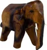1 Elefant laufend, Holz-Elefant, Höhe:12 cm Produktbild-Vorschau 1
