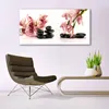 Glasbilder 140x70 Wandbild Druck auf Glas Blumen Steine Produktbild-Vorschau 3