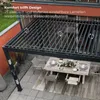 E Bioclimatic Lamellen Pergola elektrisch Lamellendach 4x3m Produktbild-Vorschau 8