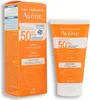 A product shot of an Avène sunscreen box and tube against a white background. Náhled obrázku produktu