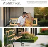 A couple sitting on a garden bench, with another garden bench shown in a separate frame. Náhled obrázku produktu