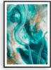 Gerahmtes Poster - Schwarzer Rahmen - Wasser Meer Ozean - Produktbild-Vorschau 1