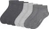 Camano Uni Socken - Quarter, einfarbig, 7er Pack Grau 39-42 Produktbild-Vorschau 2