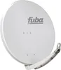 A white satellite dish with a gray logo and mounting bracket, isolated on a white background. Anteprima dell’immagine prodotto