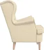 vidaXL Sessel Creme 74x84x100 cm Stoff Produktbild-Vorschau 5