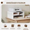 WOLTU Druckerständer, mit 3 Fächern, Druckerschrank Produktbild-Vorschau 6