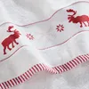 Erwin Müller Handtuch 2er-Pack weiß/rot 50x100 cm Produktbild-Vorschau 5