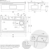 Drez z nehrdzavejúcej ocele ML-Design, antracitový, s Náhľad obrázku produktu 1